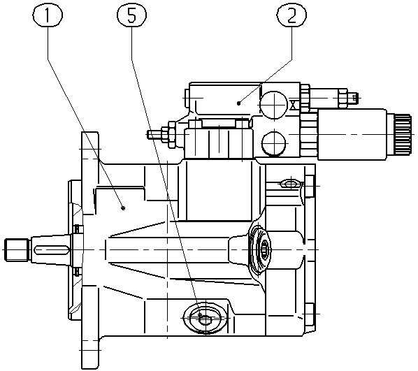 A A10V O 28ED 72/52L-VCC11N00P -S2110 — Zeichnung