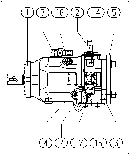 AA10VSO100DFE/31R-PPA12K27-SO551 — Zeichnung