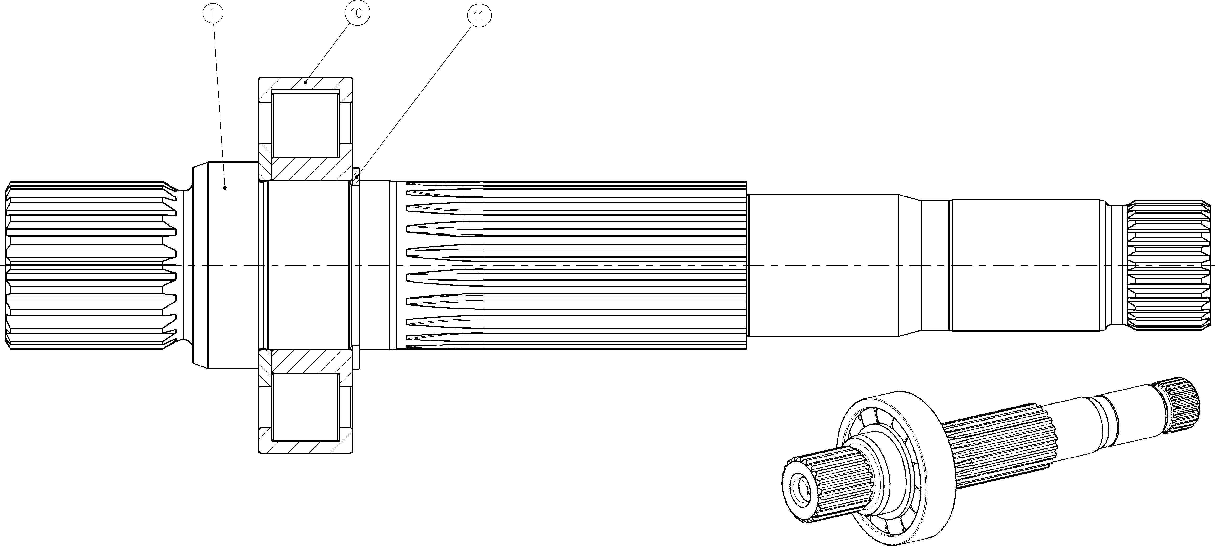 DRIVE SHAFT — Zeichnung