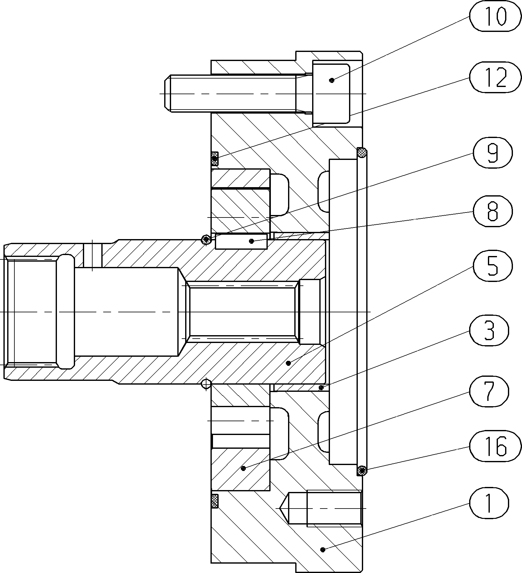 INTERNAL GEAR PUMP — Zeichnung