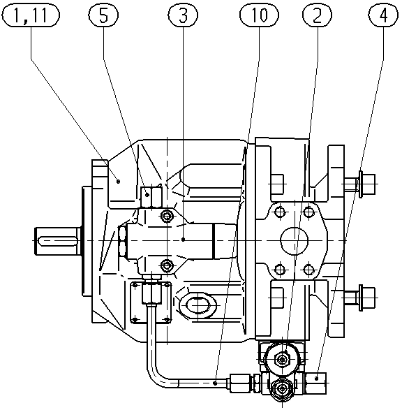 A A10VSO 45 DFLR/31R-VPA12K68 -SO385 — Zeichnung